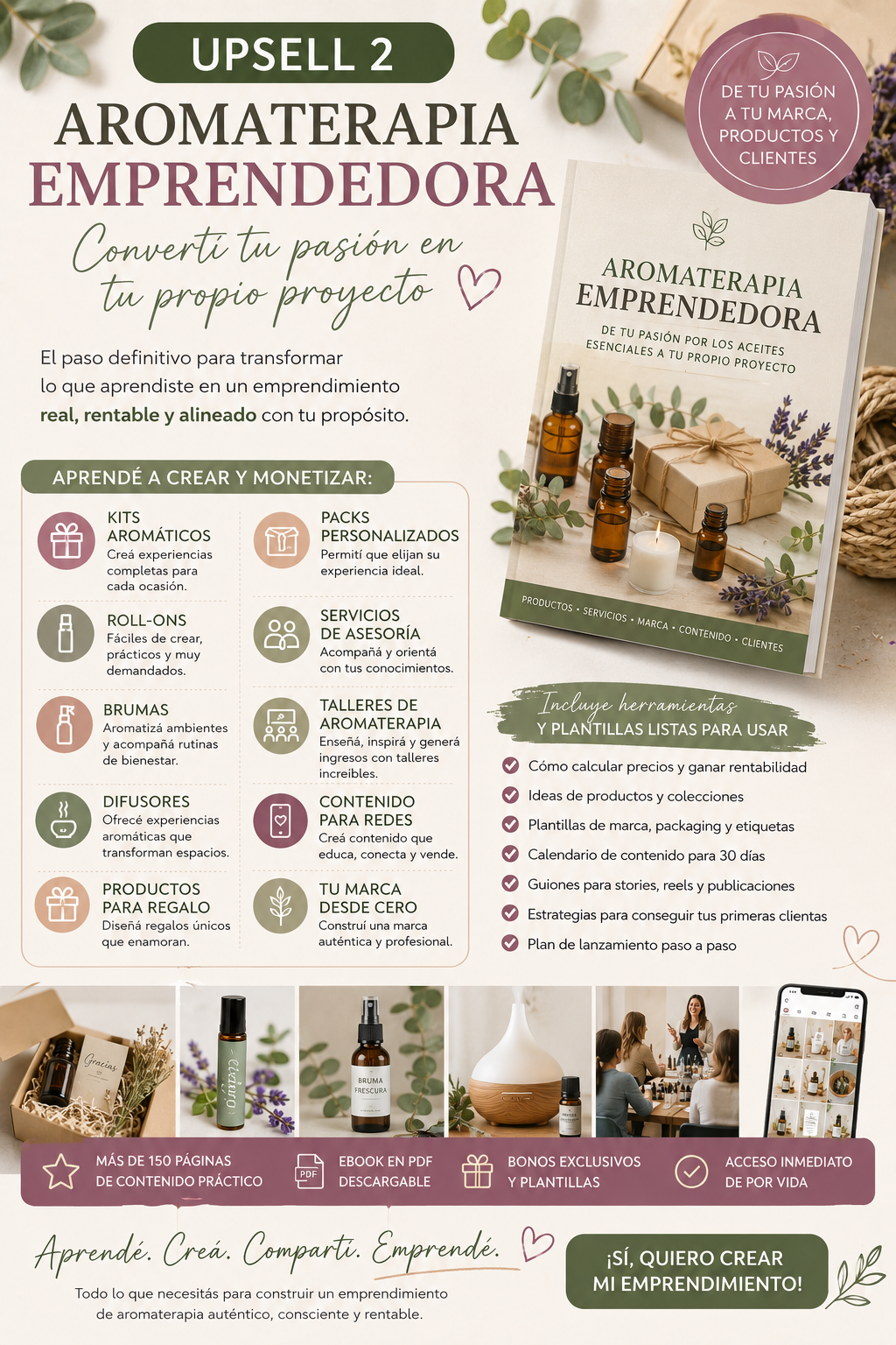 UPSELL 2 AROMATERAPIA EMPRENDEDORA